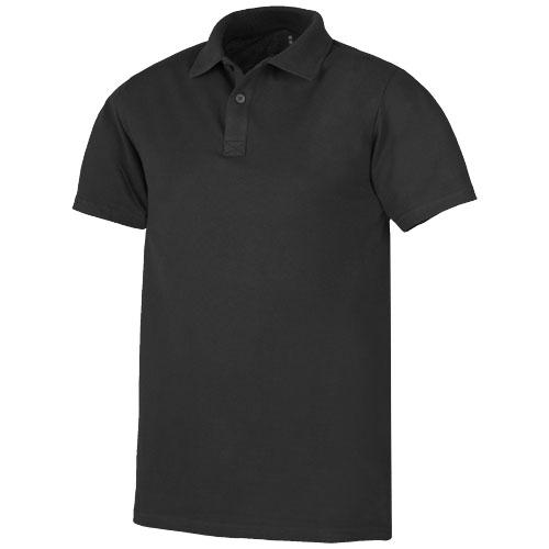 Polo manches courtes pour homme Primus - col côte en tricot plat - maille piquée 100% coton 160-165 g/m²_0