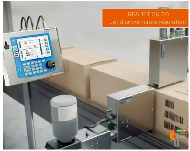 REA JET GK 2.0 - Marquages à jet d'encre haute résolution pour surfaces poreuses et absorbantes - Agicom_0
