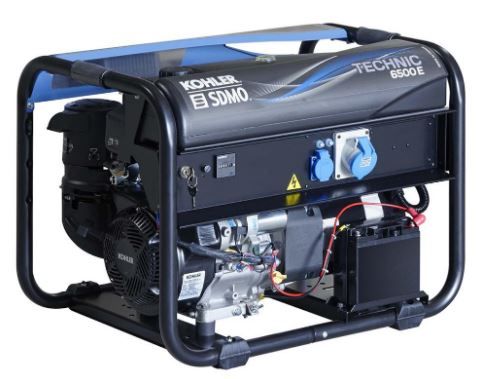 Groupe électrogène Technic 6500 E - Kohler - Puissance max 6,30 kW - 50 Hz - 230 V_0