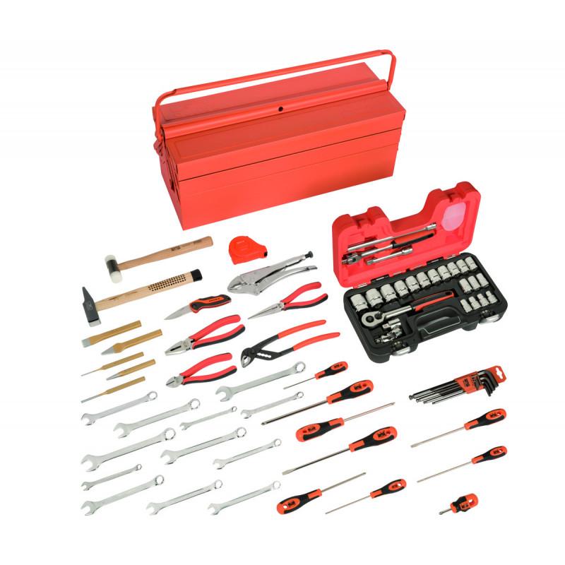 Caisse à outils métallique avec 69 outils à usage général - Bahco | 3149-ORTS1_0