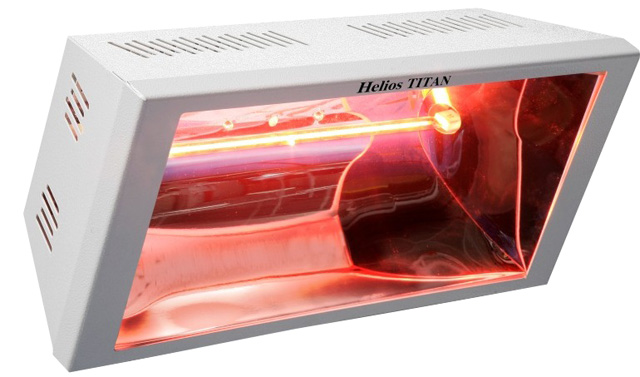 Chauffage électrique infrarouge TITAN SP SUPER POWER - 2000 Watts - IP25 - fixation murale et plafond_0