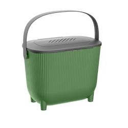 EDA Poubelle à compost avec filtre à charbon 10l - VERT - vert 3086960274771_0