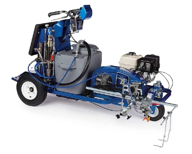 Graco - LineLazer V 250SPS - Traceur de ligne airless autotracté avec trémie 95L et moteur hydraulique_0