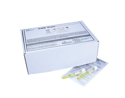 Kit d'analyse instrumentale de la DCO sans mercure - 0 - 150 ppm - Photométrique 150 tubes 16mm, marque Chemetrics - Ref.: NDB004_0