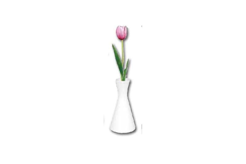 MINI VASES EN PORCELAINE BLANCHE OLYMPIA 140 MM - LOT DE 6