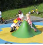 Module mono-bloc en résine polyester et fibre de verre pour jeunes enfants - double bosse, 4 couleurs disponibles - Roka_0