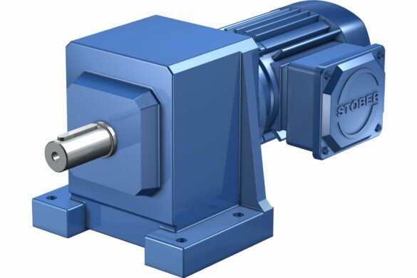 Motoréducteur coaxial STOBER - asynchrone IE3 - compact et robuste pour environnements industriels_0