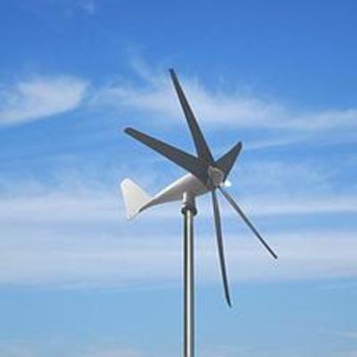 Éolienne domestique Newmeil 48V 2000W - rotor 5 pales, régulateur intégré, mât démontable 6m_0