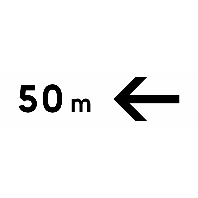 Panonceau indique la direction à suivre M3b4_0