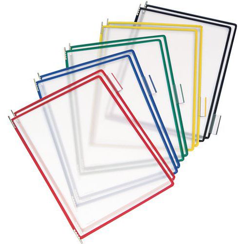 POCHETTES A4 ASSORTIS COLORIS - DJOIS MADE BY TARIFOLD