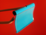 Porte-étiquettes pivotant courbe réf. 103 - transparent ou fond de couleur - pour broche en T de 4, 5 ou 6 mm_0
