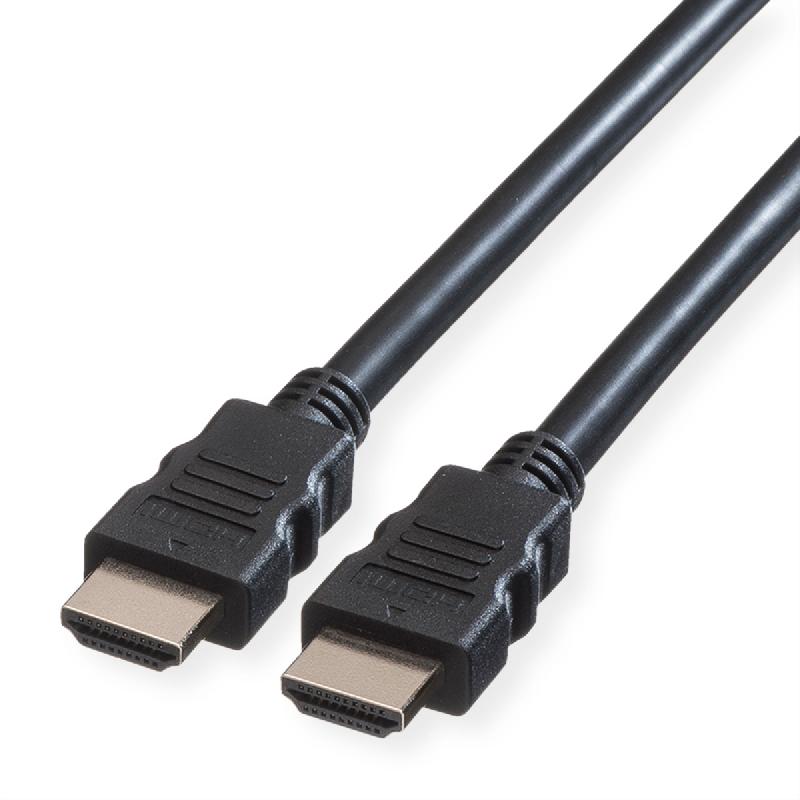 ROLINE GREEN Câble de raccordement pour écran HDMI High Speed M-M, noir, 3 m_0