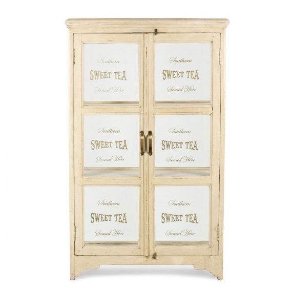 Meuble présentoir vitrifié - Francisco Segarra - 80x33xH130cm - étagères en bois avec verrou feuille_0