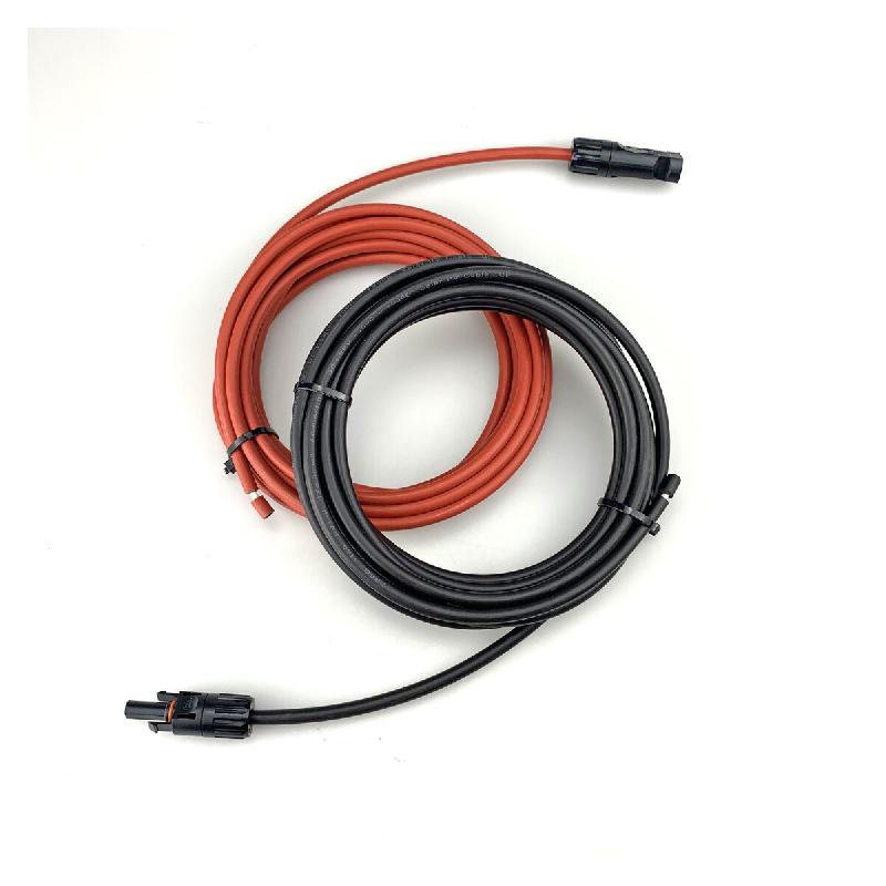 Alcapower Câble Extension Solaire 3M Connecteurs Mc4 1000V Cc 30A Section 2,5Mm² Isolation Xlpo Haute Résistance Thermique Mono-Extrémité Qualit�_0