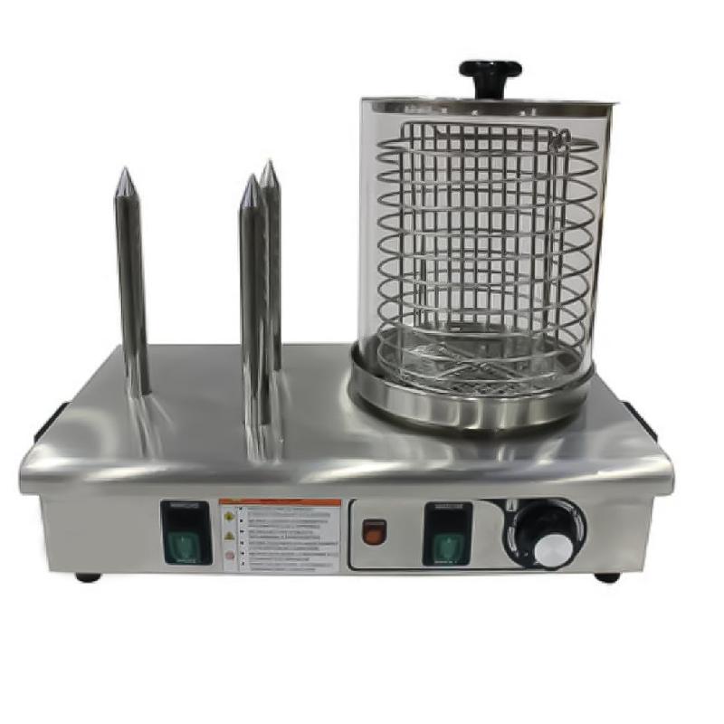 Appareil a hot-dog professionnel 3 plots électriques 230 V mono_0