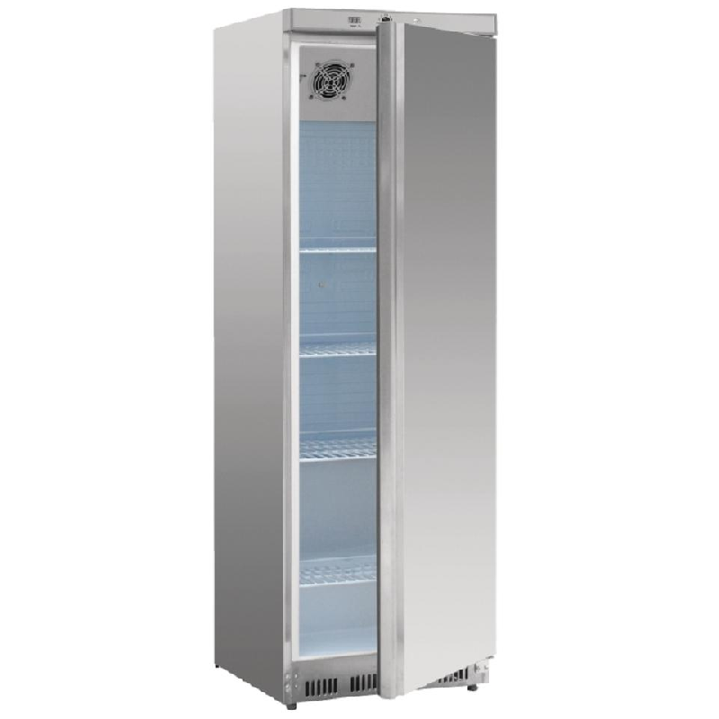 Armoire réfrigérée positive inox - 400L - verrouillable avec affichage numérique_0