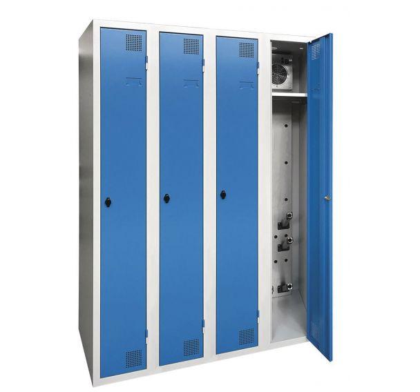 ARMOIRE SÉCHANTE IP 4 COLONNES À MORAILLON BLEU CLAIR - MANUTAN COLLECTIVITÉS