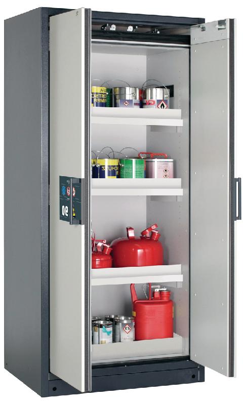 ARMOIRE SÉCURITÉ Q-CLASSIC-90 Q90.195.090 GRIS/GRIS - MANUTAN COLLECTIVITÉS