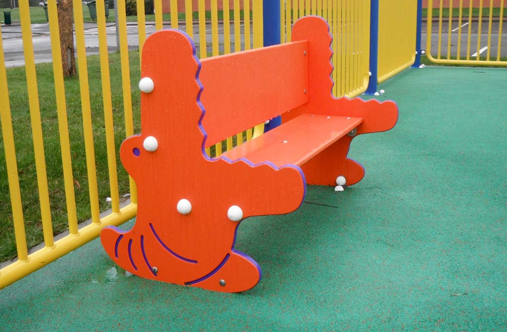 Banc pour crèche et enfants - Crocos - Ref : 1356p/sb_0
