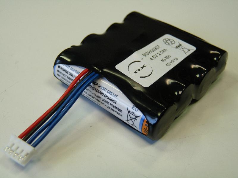 BATTERIE NIMH 4X AA 4S1P ST1 4.8V 2500MAH JST_0