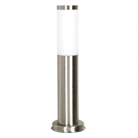 Borne lumineuse extérieure Abrego DOPO - IP44 - E27 11W - Acier inoxydable_0