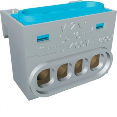 BORNIER N 4 RACC. IP2X - COFFRET DISTRIBUTION HAGER GZ04N