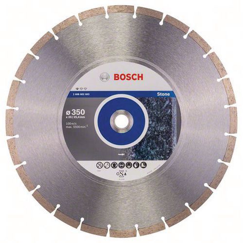 BOSCH 1 DISQUES À TRONÇONNER DIAMANTÉS STANDARD FOR STONE