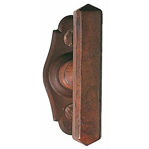 BOUTON SUR PLATINE BELLAC VIEUX FER BOUVET