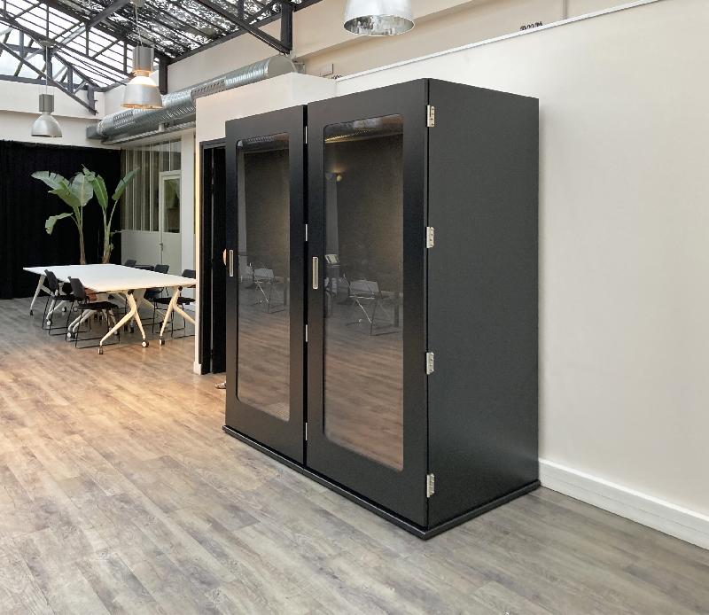 Bureau acoustique 1 personne ORANOIR_0