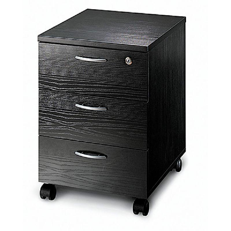 CAISSON MOBILE PRONTO 3 TIROIRS - NOIR
