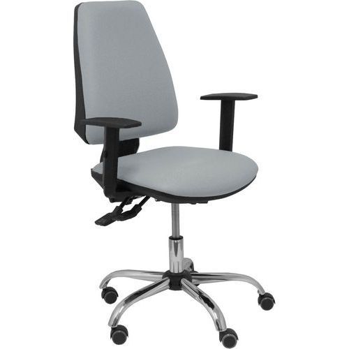 CHAISE DE BUREAU ELCHE S 24 HORAS SIMILICUIR GRIS - PIQUERAS Y CRESPO