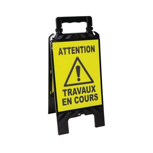 CHEVALET MODULABLE NOIR - TRAVAUX EN COURS - NOVAP