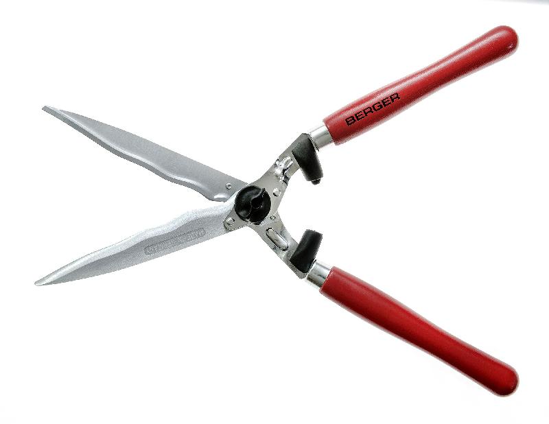 Cisaille à haie BERGER - lames chromées ondulées - 60 cm - Référence 633701_0