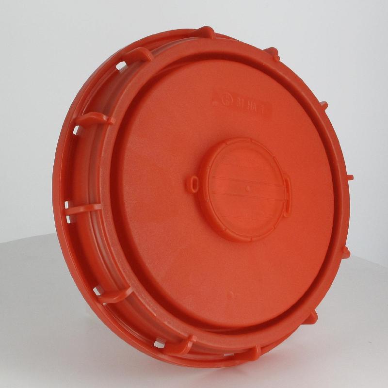 Couvercle Schütz Ø225 rouge agréé UN + bonde 2