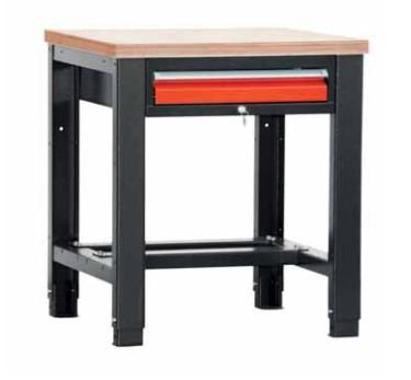 Établi lourd TECHNO 70/08 - Charge maxi 450 kg - Plateau au choix - Dimensions 800x700x850/900 mm_0