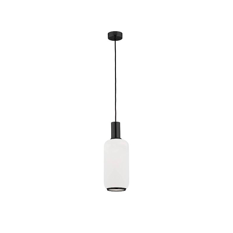 EULUNA SUSPENSION MILANO, À UNE LAMPE, CYLINDRE, BLANCHE