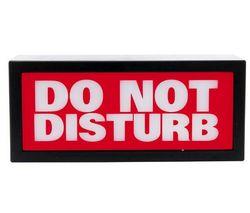 GADGETS - LAMPE MESSAGE LUMINEUX DO NOT DISTURB LED