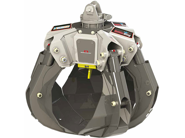 Grappin hydraulique pour camion avec grue repliable en Z - Spécial ferraille - jusqu'à 3 tonnes - SpiderKing SHZ_0