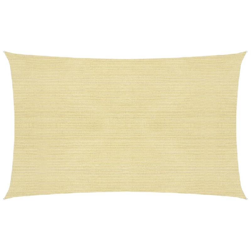 Helloshop26 - Voile d'ombrage 160 g/m² 3 x 5 m PEHD beige 02_0008974 - beige 3000481082721_0