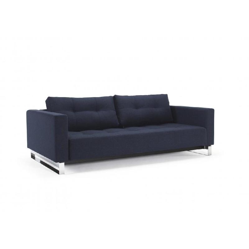 INNOVATION LIVING  CANAPÉ GIGOGNE DESIGN CASSIUS DELUXE EXCESS LOUNGER BLUE MIXED DANCE CONVERTIBLE LIT 155*200 CM_0