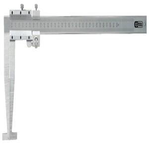 KS Tools 300.0525 Calibre à coulisse inox pour Tambour de frein VL Vernier à vis Coffret bois - 4042146154526_0