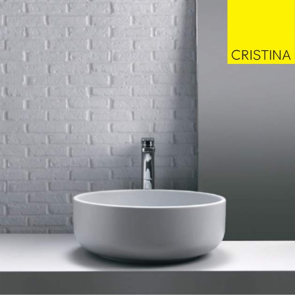 LAVABO À POSER BLANC CIOTOLA C2 - CRISTINA ONDYNA CI4617