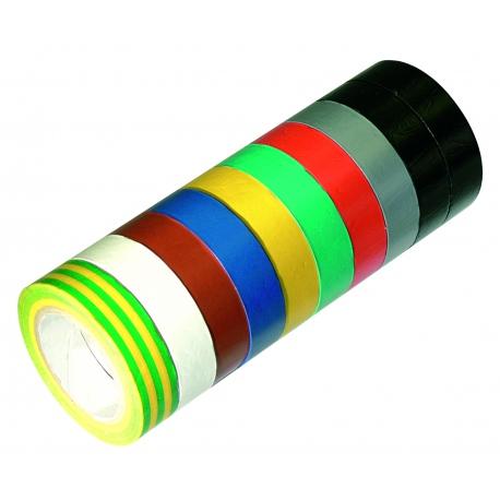 Lot de 10 rouleaux pvc adhesifs multicolores TALIAPLAST | 401041_0