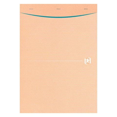 LOT DE 5 - BLOC DE BUREAU RECYCLÉ TOUAREG OXFORD A4 21 X 29,7 CM AGRAFÉ- 5 X 5 - 80 FEUILLES