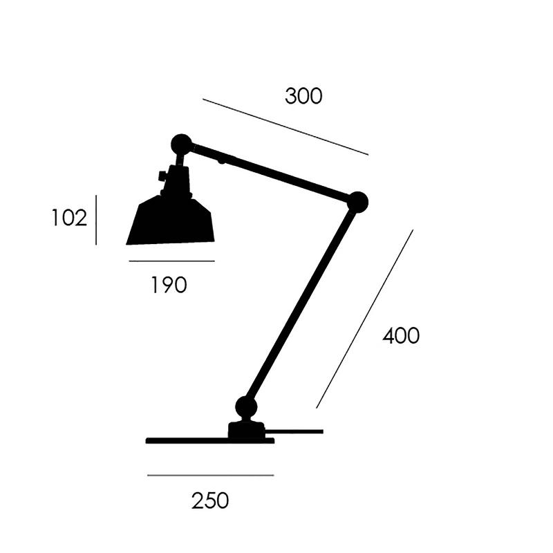 MIDGARD MODULAR TYP 551 LAMPE BLANCHE 60 CM