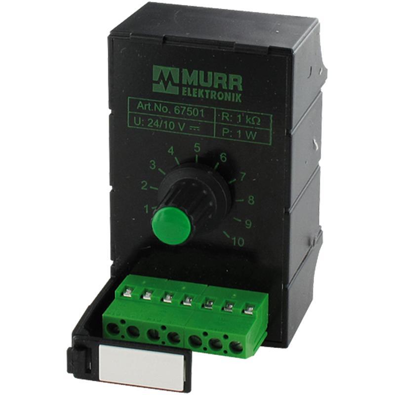 Module à potentiomètre 67502 | MPOT - 10 positions - 10 kOhm - Fixation sur rail DIN_0