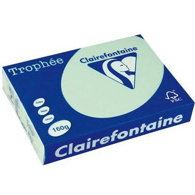 PAPIER TROPHEE - VERT - TEINTE PASTEL - 80 G - A3 - RAMETTE DE 500 FEUILLES