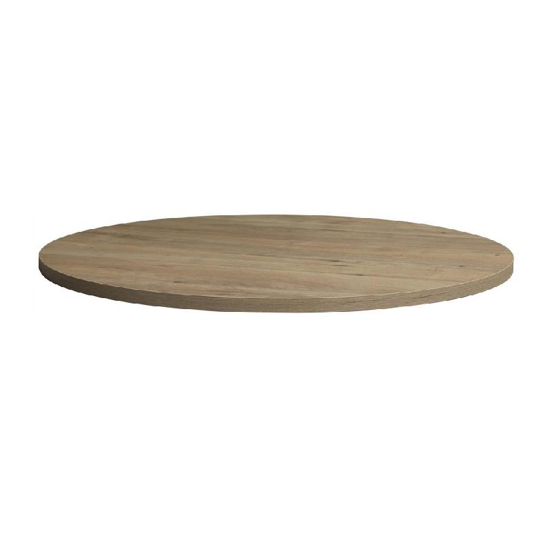 Plateau rond de table d'intérieur Tavola Ø110 cm stratifié Ciliego Avola_0