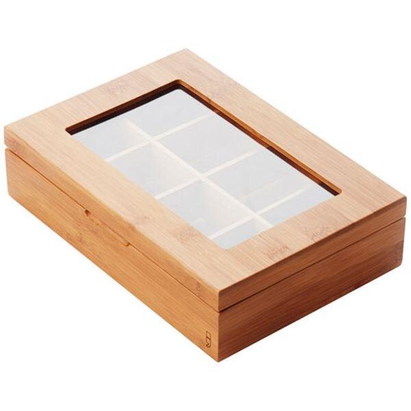 POINT VIRGULE Boîte à thé 8 compartiments - Bamboo FSC - beige 035-1189847_0