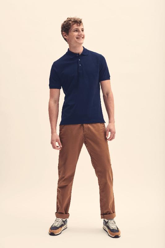 Polo homme Iconic - Coupe slim moderne - Patte à trois boutons nacrés - Réf: SC63044_0